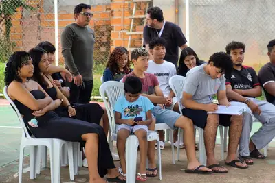 notícia: O Governo do Estado realiza 'Encontro de Jovens', no Residencial Miracema