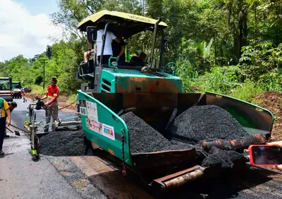 Galeria: Asfalto no Retorno da Sede até a Comunidade da Colônia