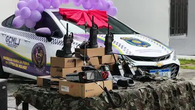 notícia: Laranjal do Jari é o primeiro município do estado integrado à rede nacional de segurança e recebe viatura de reforço à proteção das mulheres