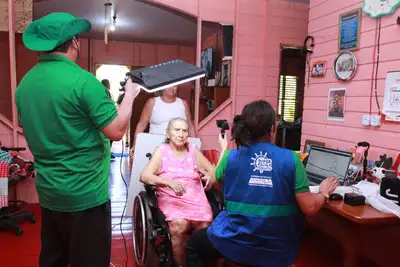 notícia: Governo do Amapá realiza atendimentos domiciliares em comunidades do Arquipélago do Bailique