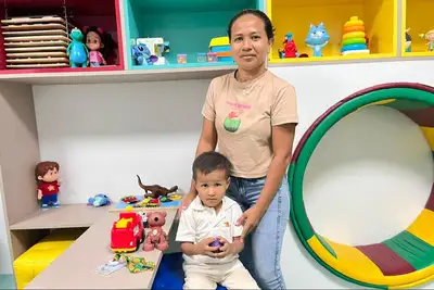 notícia: ‘Ele nem falava e hoje interage e brinca’: mãe se emociona durante tratamento na neuropediatria do Hospital da Criança e do Adolescente