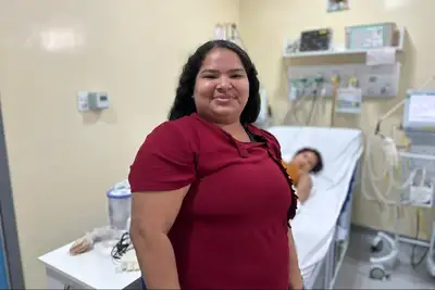 notícia: ‘Me surpreendi com o atendimento’, relata mãe após filha ser atendida na sala vermelha do Hospital de Santana