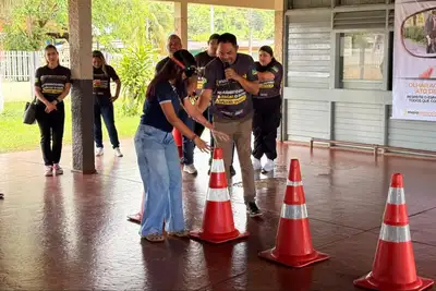 notícia: Maio Amarelo: palestras educativas reforçam conscientização no trânsito em Serra do Navio