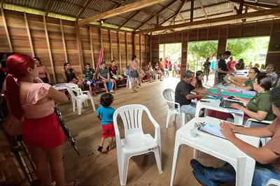 notícia: Governo do Amapá fortalece agricultura familiar com ações de regularização fundiária e crédito rural nas ilhas de Macapá