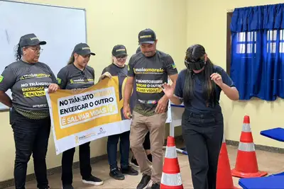 notícia: Maio Amarelo 2026 leva ações educativas ao Vale do Jari com foco no respeito à vida no trânsito
