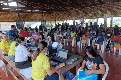 notícia: Tá na conta: indígenas de Oiapoque recebem primeira parcela do Fomento Rural