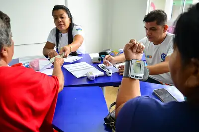 notícia: Governo do Amapá promove ação de cidadania e saúde no Oiapoque com atendimentos especializados