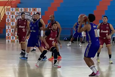 notícia: Com apoio do Governo do Amapá, Liga de Basquete Santanense chega à reta final da temporada 2026