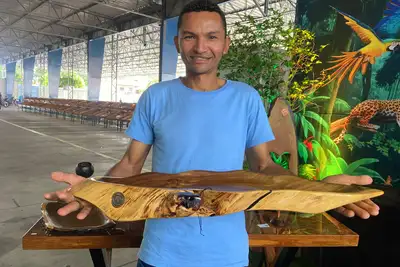 notícia: 'Agora virou meu sonho', diz empreendedor após conhecer oportunidades do Selo Amapá em palestra do Governo do Estado