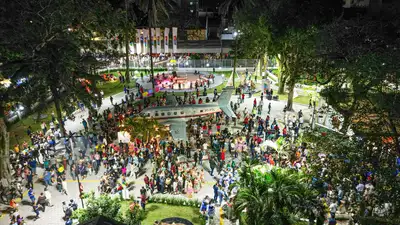 notícia: FOTOS: Governo do Estado inaugura Parque Residência, símbolo da identidade e da valorização da cultura do Amapá