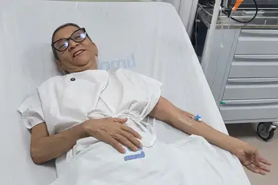 notícia: "Só tenho gratidão por poder fazer esse tratamento no Amapá", celebra paciente ao iniciar braquiterapia perto da família