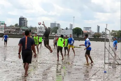 notícia: Governo do Amapá promove torneio de Futlama que une esporte, sensibilização ambiental e cultura amapaense, em Macapá