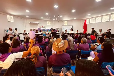 notícia: Governo do Amapá realiza em Ferreira Gomes o II Seminário Regional de Conscientização e Enfrentamento à Violência contra a Pessoa Idosa