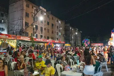 notícia: Governo do Amapá realiza 2º dia do 'Arraiá dos Residenciá' no habitacional São José