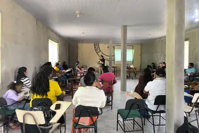 notícia: Governo do Amapá leva formação do Programa Escola da Terra até Distrito do Pacuí
