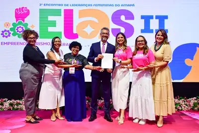 notícia: Governador Clécio recebe Carta Aberta do ELAS II e reforça construção conjunta de políticas voltadas ao protagonismo feminino no Amapá