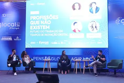 notícia: Na Glocal Amazônia 2026, palestra "Profissões que Não Existem" inspira público a enxergar novas oportunidades de carreira no mercado