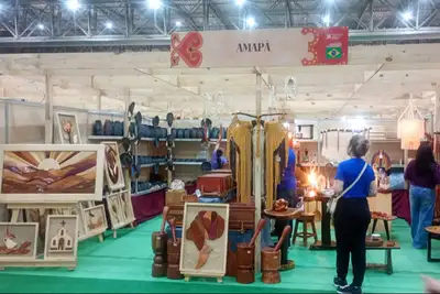 notícia: Com cerca de 8 toneladas de peças, artesãos amapaenses participam da maior feira do segmento da América Latina, em Olinda