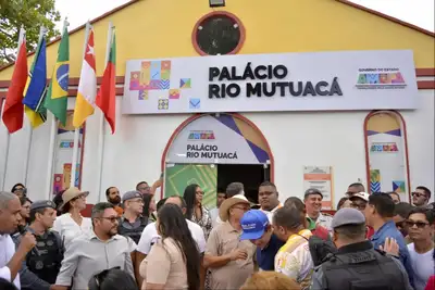 notícia: Governo do Amapá transfere simbolicamente sede administrativa para Mazagão Velho