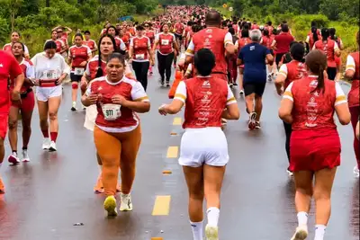 notícia: VII Corrida de São Tiago reúne mais de 2 mil participantes e fortalece tradição esportiva durante festividade, em Mazagão