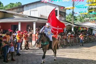 notícia: Governo do Amapá fortalece tradição centenária com a Batalha entre Mouros e Cristãos na Festa de São Tiago