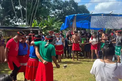 notícia: Governo do Amapá leva ação de saúde multiprofissional ao II Festival Cultural Galibi-Marworno
