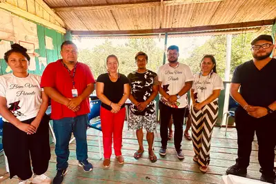 notícia: Aldeia Ywawka recebe ação de saúde do Governo do Amapá com atendimento multiprofissional