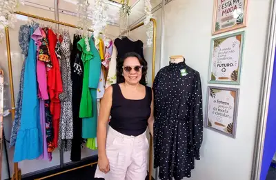 notícia: ‘É uma visibilidade enorme para os nossos produtos’, diz empreendedora ao estrear na Expofeira 2026