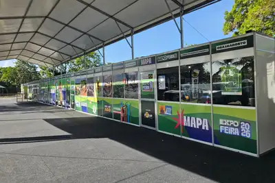 notícia: Balcão de Serviços Rurais reúne atendimento ao produtor durante a Expofeira 2026