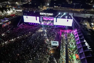 notícia: Expofeira 2026 tem festival de música eletrônica após show de Gusttavo Lima, neste domingo, 9  