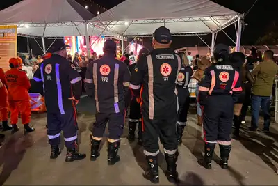 notícia: Sesa orienta visitantes sobre primeiros socorros durante a Expofeira 2026