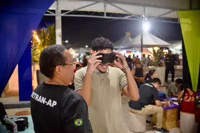 notícia: Detran Amapá leva serviços, educação e simulação de sinistro de trânsito para a Expofeira 2026