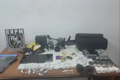 notícia: Segurança Pública do Amapá intercepta drone e impede entrada de drogas e celulares no Iapen
