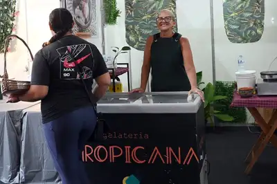 notícia: Gelateria Tropicana conquista público na Expofeira 2026 com sorvetes 100% naturais e sem lactose