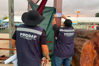 notícia: Prodap realiza ação no Parque de Exposições da Fazendinha para divulgar aplicativo da Expofeira 2026