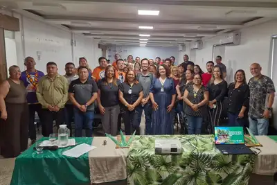 notícia: Governo do Amapá anuncia retomada das obras de 10 escolas indígenas no Parque do Tumucumaque