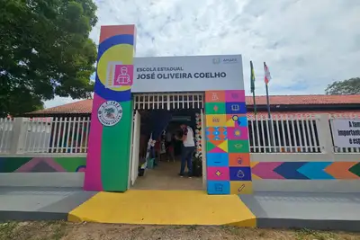 notícia: Governo do Amapá entrega Escola Estadual José Oliveira Coelho reconstruída na comunidade de São Benedito do Pacuí