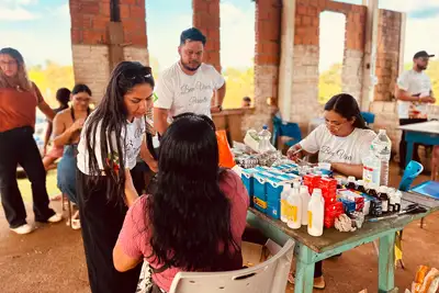 notícia: Governo do Amapá e Unifap levam atendimento de saúde à aldeia Kumarumã, em Oiapoque