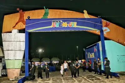 notícia: Aparelhagem de Santana é o grande destaque da primeira noite do Festival da Juventude