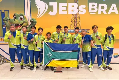 notícia: Com apoio do Governo do Estado, Time Amapá conquista 24 medalhas nos JEBs 2026